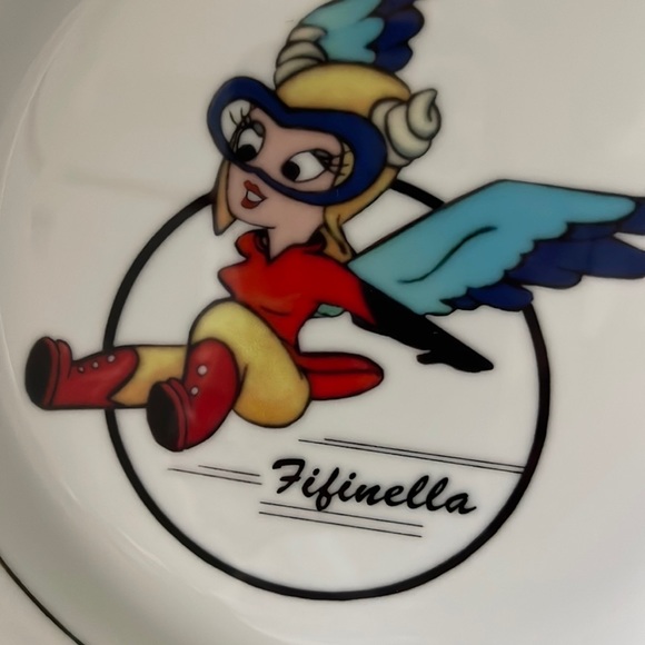 Disney Gremlins Mascot Fifinella WASP Women Air Force Service Pilots 8” Plate - Picture 9 of 11